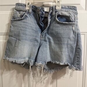 American Eagle Outfitters Light Blue Jean Shorts